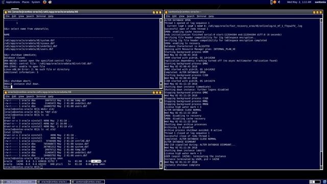 Oracle - restore a NOARCHIVELOG database using current control file. смотреть онлайн