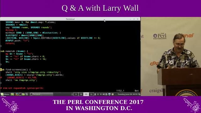 Q & A with Larry Wall смотреть онлайн