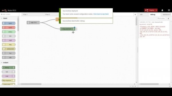 Mikrotik syslog remote server with Node-Red