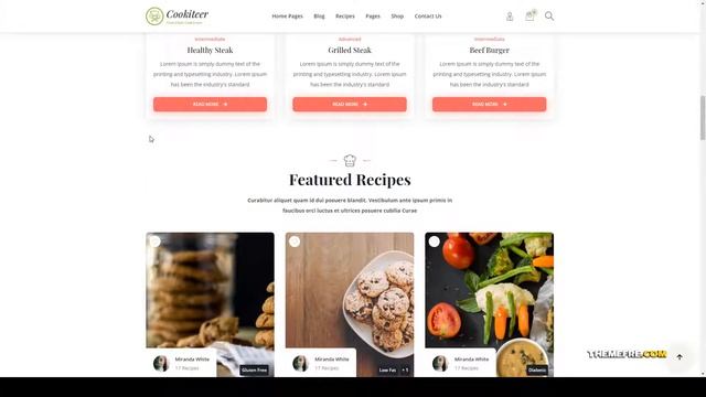 Cookiteer - Food and Recipe WordPress Theme instagram foodie Kudou смотреть онлайн