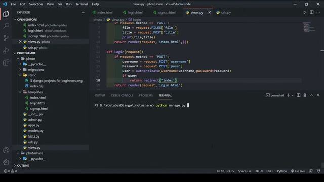 PHOTO SHARING WEBSITE IN DJANGO IN HINDI | DJANGO PROJECT | CODEWITHSINGH смотреть онлайн