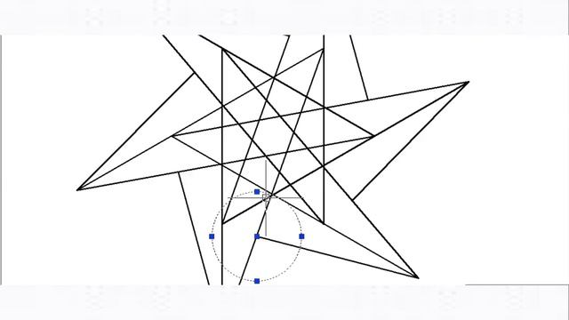 Simple Geometric Pattern - Geometric Drawing - net sketch tech #viralvideo смотреть онлайн