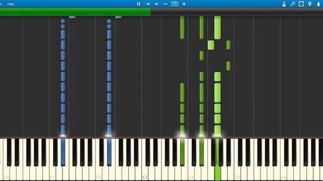 Jingle Bells - Christmas Song (Synthesia - Tutorial) смотреть онлайн