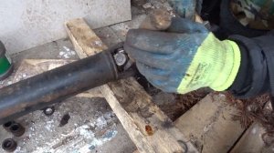 Замена подвесного подшипника и крестовины на Газели. Как я доехал до дома не понятно)))