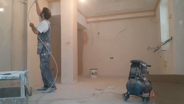 покраска стен, кухня #маляркавмолдове #отделкаимашины смотреть онлайн