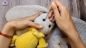 Как сделать утяжку головы игрушке? Очень удобный вариант утяжки для зайки, кошечки, мишки и т.д.