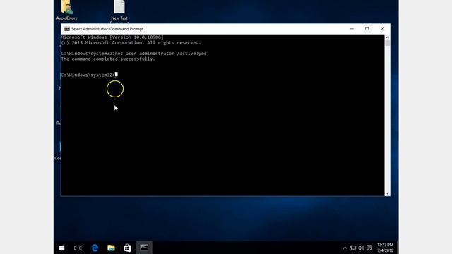 Windows 10 - Enable The Built-in Administrator Account смотреть онлайн
