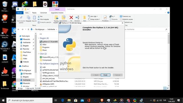 Python 2.7.16 Installation смотреть онлайн