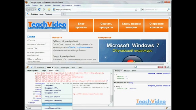 Плагин Firebug для FireFox скачать бесплатно и установить