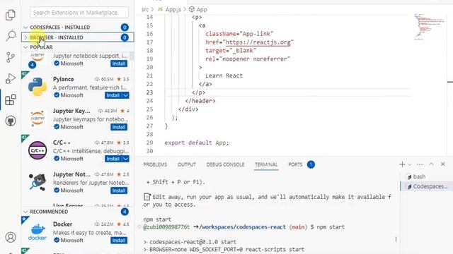 code space of git hub смотреть онлайн