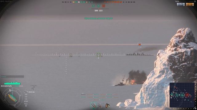 Затащили бой - World of Warships прохождение и обзор игры часть 23 смотреть онлайн