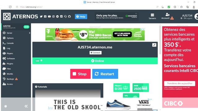 new server java only playing with fans смотреть онлайн