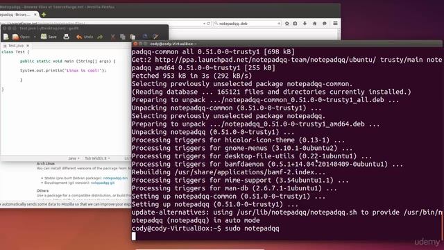 08.Java Setup on Linux Example Ubuntu смотреть онлайн