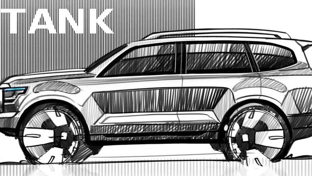 Land Cruiser Prado Rivalling Tank 600 By Great Wall Motors Is Ready To Be Unveiled смотреть онлайн