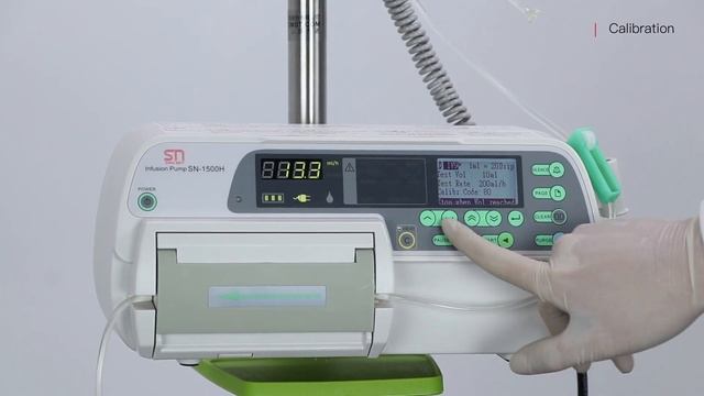 Infusion Pump SN-1500H Installation and Calibration смотреть онлайн