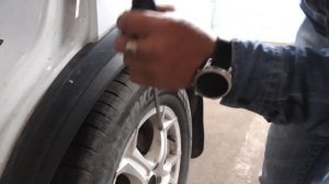 Вольво хс90 начал разбирать с расширителей арок