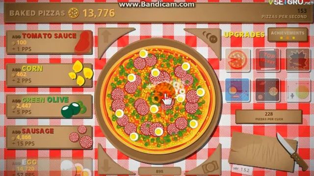 Пицца кликер Шок я разрезал пиццу!!!! смотреть онлайн