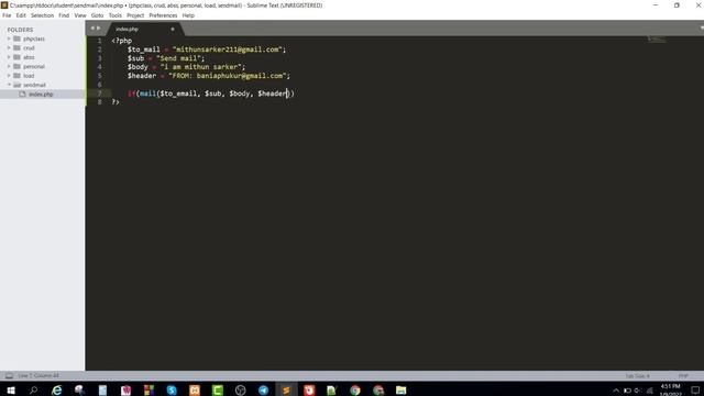 how to send email using php in localhost || new tips 2022 смотреть онлайн