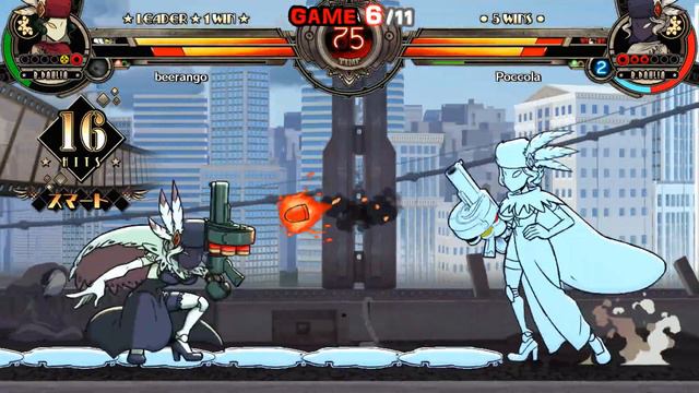 【スカルガールズ】Skullgirls GamePlay 180 Part.1 - Dahlia/Umbrella/Robo/Peacock/Parasoul 4K