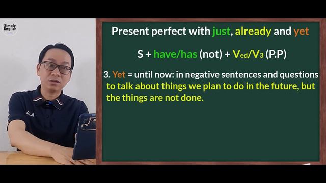 Grammar A1-A2: Present perfect with just, already and yet - Simple English # 63 смотреть онлайн