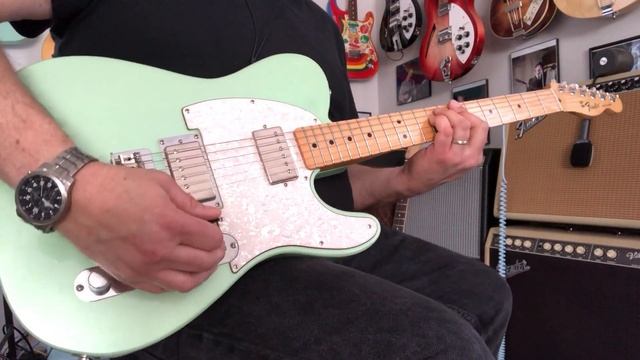 Fender FSR HH Dual Humbuckers Sea Foam Green Perl Telecaster Demo An Amazing Guitar For The Value смотреть онлайн