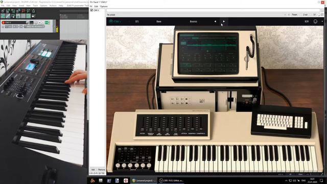 Arturia VST CMI V Studio Sound Demo Super VST Roland Juno DS 88 Midi Conect смотреть онлайн
