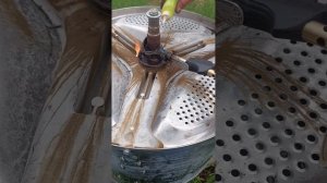 как снять подшипник с вала стиральной машины