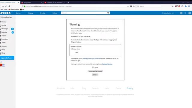 Roblox disabled my account for saying "Faker." смотреть онлайн