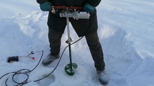 Электрический ледобур из Хабаровска