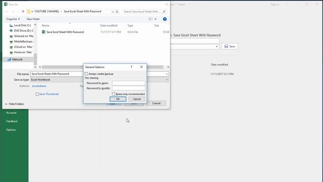 Password Protect Excel File: How to Save a Workbook With a Password смотреть онлайн