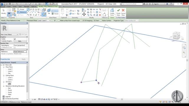 Folded Plate Stuctures in Revit Turorial смотреть онлайн