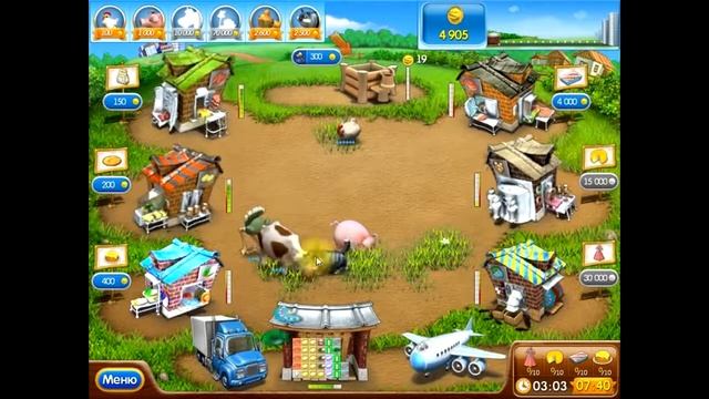 Веселая ферма 2 Костюмная 7 FarmFrenzy на золото смотреть онлайн