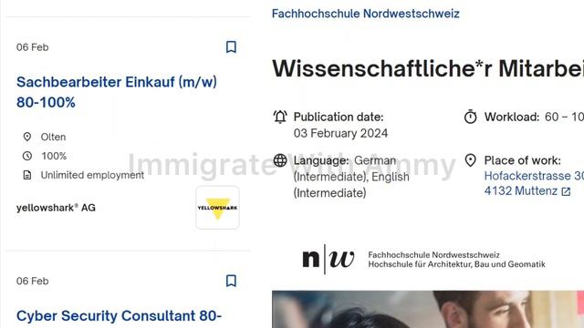 MOVE TO SWITZERLAND IN 3 WEEKS | SWITZERLAND FREE WORK VISA FOR FOREIGNERS | NO PROOF OF FUNDS смотреть онлайн