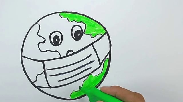 Bolalar uchun Globus rasm chizish |Как нарисовать глобус |How to draw a globe смотреть онлайн