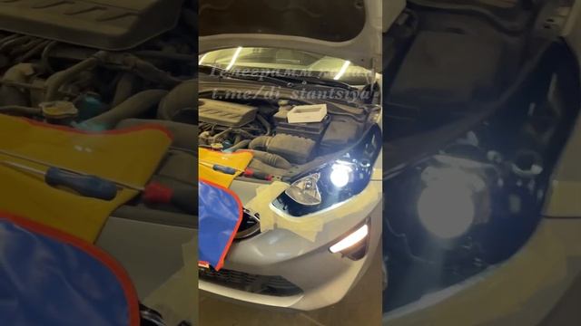Kia Ceed 3 заменили галогеновые линзы смотреть онлайн
