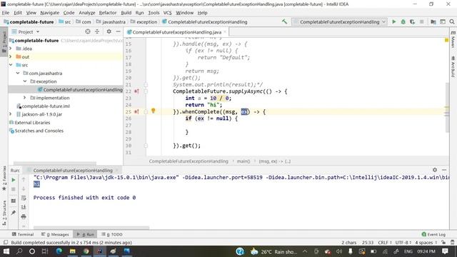 Exception handling in CompletableFuture | Java shastra смотреть онлайн