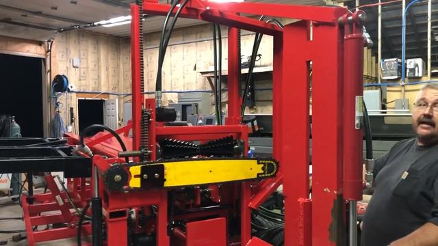 Home Built Firewood Processor 54 hp chainsaw. Wow смотреть онлайн