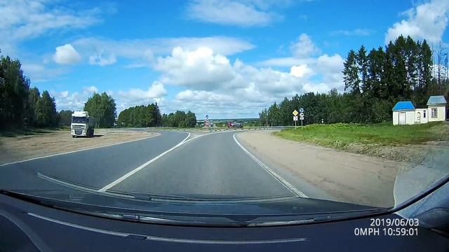 Трасса М8 Москва - Ярославль в июне 2019 за 2 часа 30 мин. в реальном времени! смотреть онлайн