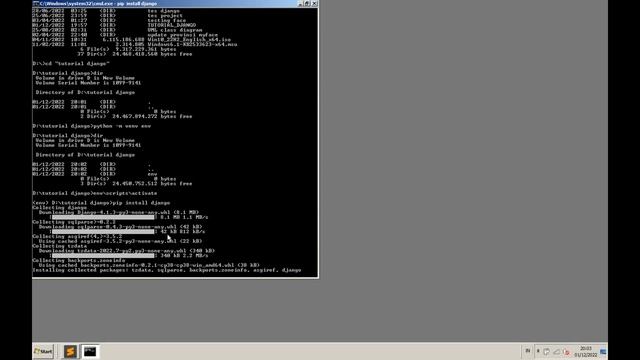 Setup Install Django (Windows) #3 - Belajar Django 4.1 смотреть онлайн