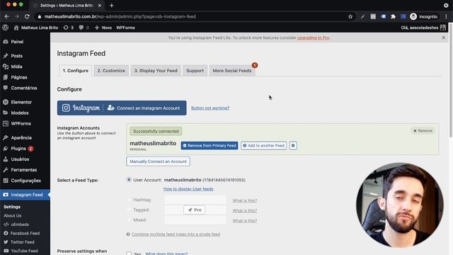 Como adicionar o Feed do Insta no site do cliente смотреть онлайн