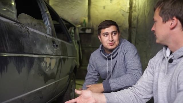 08. VW Golf GTI за 45.000! Как матовать и шпатлевать машину.