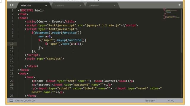 JQuery - KeyUp Event in Hindi/Urdu смотреть онлайн