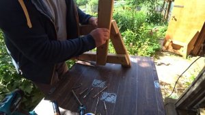 Секрет самой удобной садовой скамейки -  изготовление своими руками! (все размеры есть в видео)