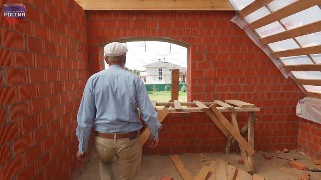 Строим ДК130 подписчику Одноэтажной России. Тело дома. Цены на кладку кирпича. смотреть онлайн