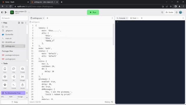 How to make a discord nitro sniper | REPLIT | UPDATED 2023 смотреть онлайн