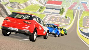 Эпические прыжки на высокой скорости  – BeamNG Drive