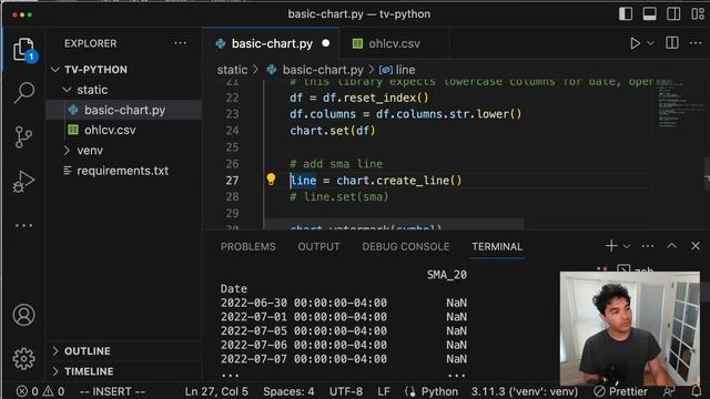 Interactive Brokers API, TradingView Charts in Python смотреть онлайн