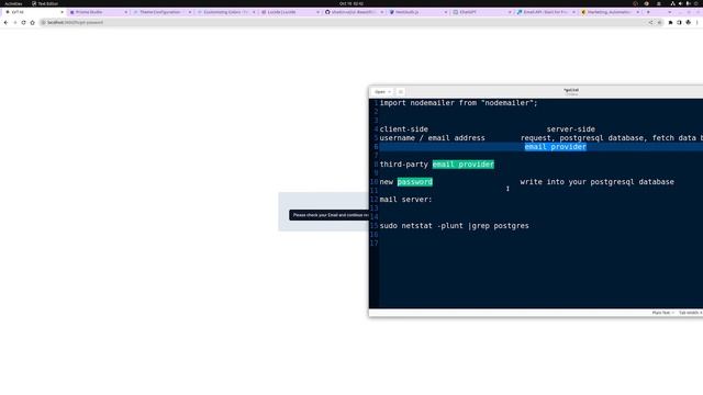 Next.js forget-your-password, nodemailer, client-side, server-side, and some third-party side. смотреть онлайн