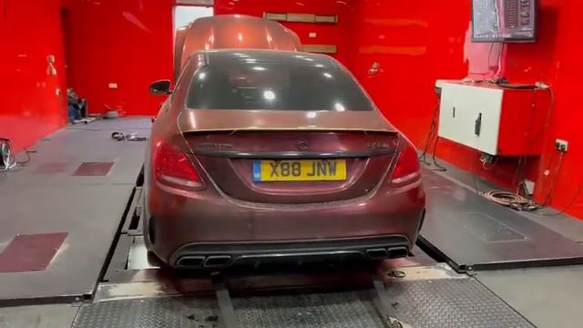 Mercedes C63s W205 stage 2 map and dyno at MSL Performance смотреть онлайн