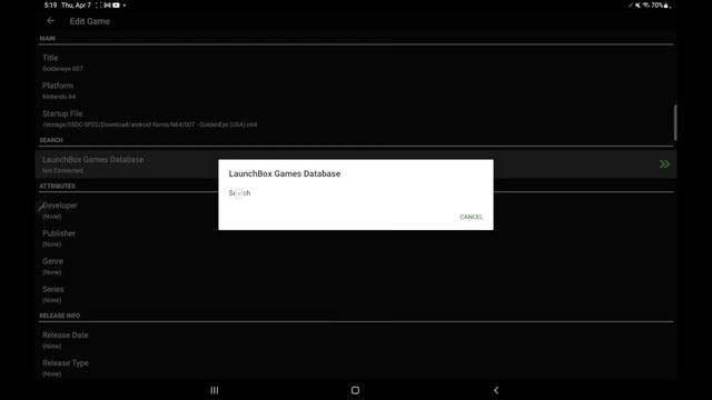 LaunchBox For Android 1.1 - Full Game Editing & Platform Videos - LaunchBox News